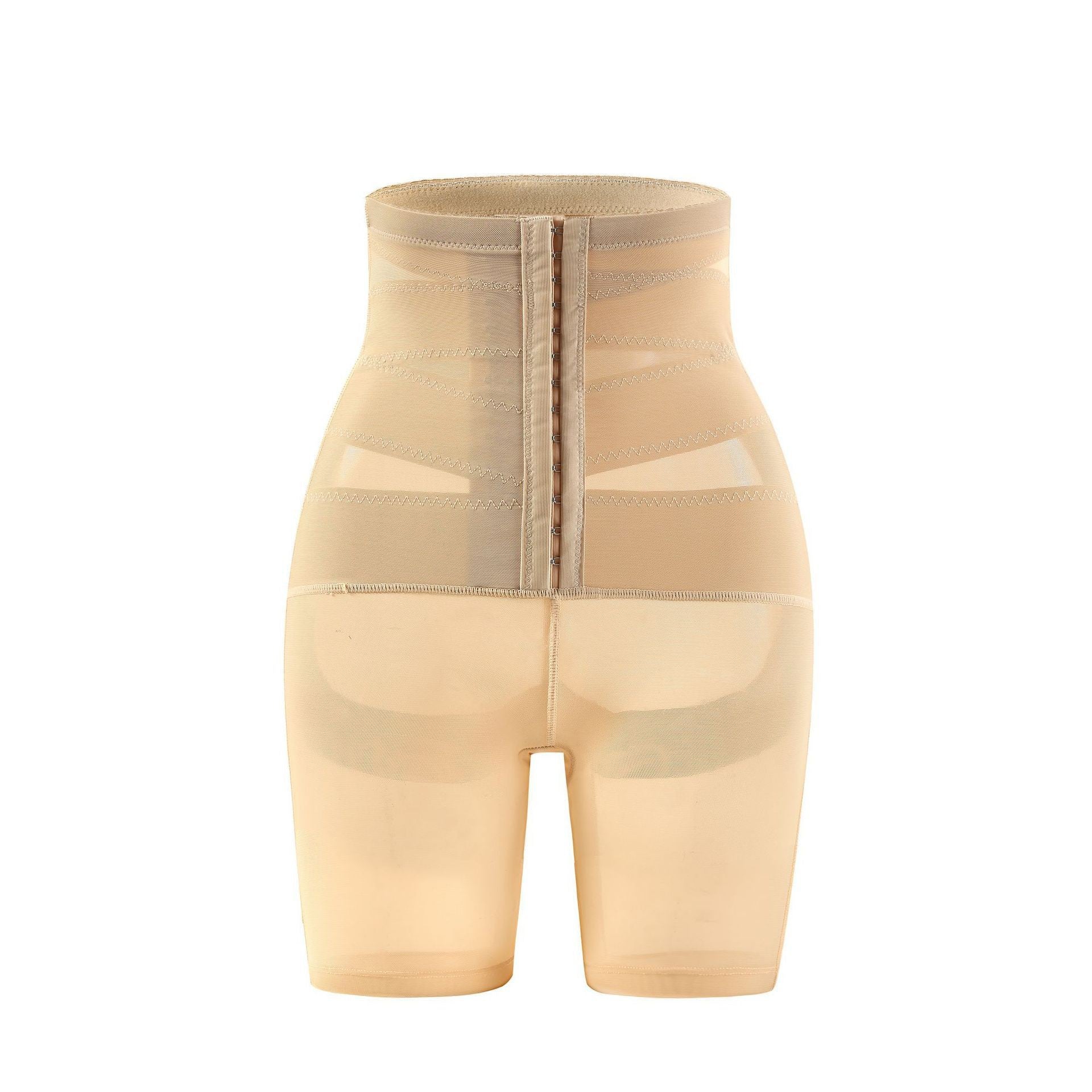 LuviGlow FlawlessForm™ Sculpting Shorts beige shapewear — lifestyle shot

